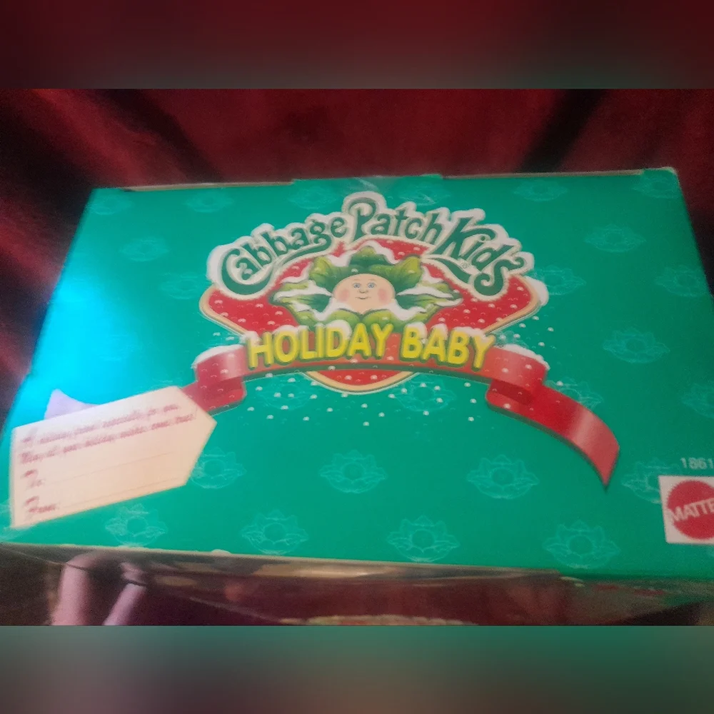 New Vintage 1998 Special Edition Cabbage Patch Hoilday Baby NIB